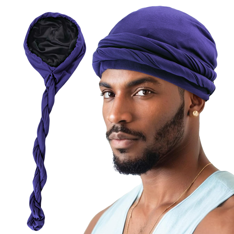 Men'S Fashion With Hat - Nowy elastyczny męski turban Kapelusz damski
