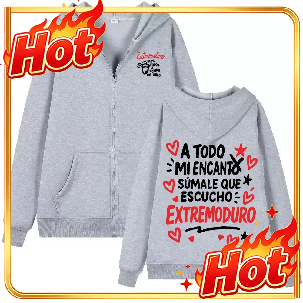 Mens Fashion Zip Up Hoodies - Bluzy z kapturem na zamek błyskawiczny