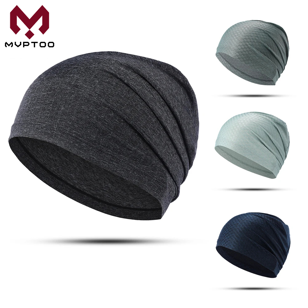 Men'S Fashion With Hat - Oddychająca Bandana Letnia Szybkoschnąca Czapka Beanie