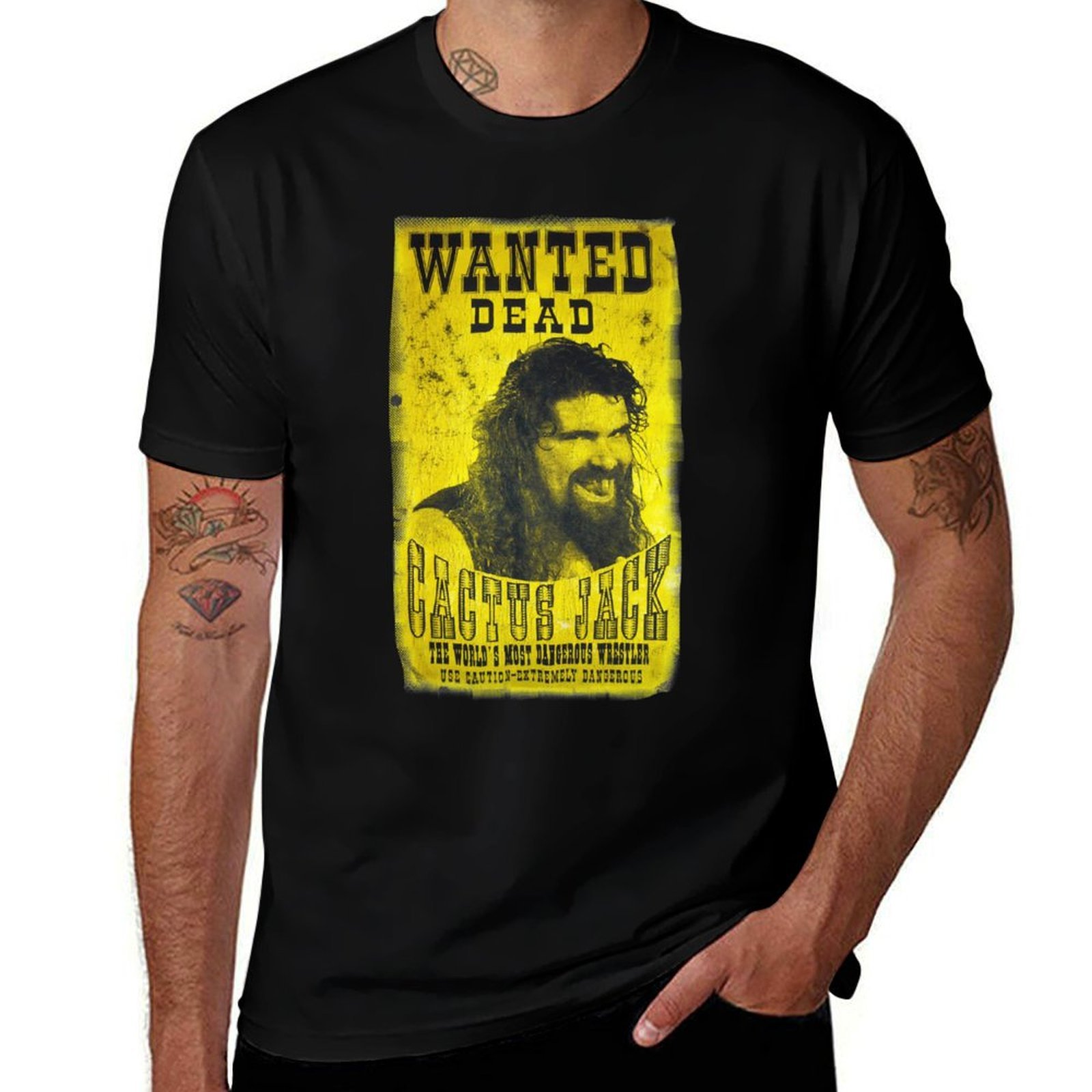 Poster Men Fashion - Koszulka Cactus Jack Essential, czarna, bawełniana,