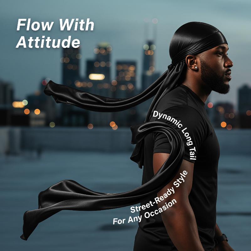 Unisexowy jedwabisty durag z d – Men'S Fashion With Hat recenzja i cena