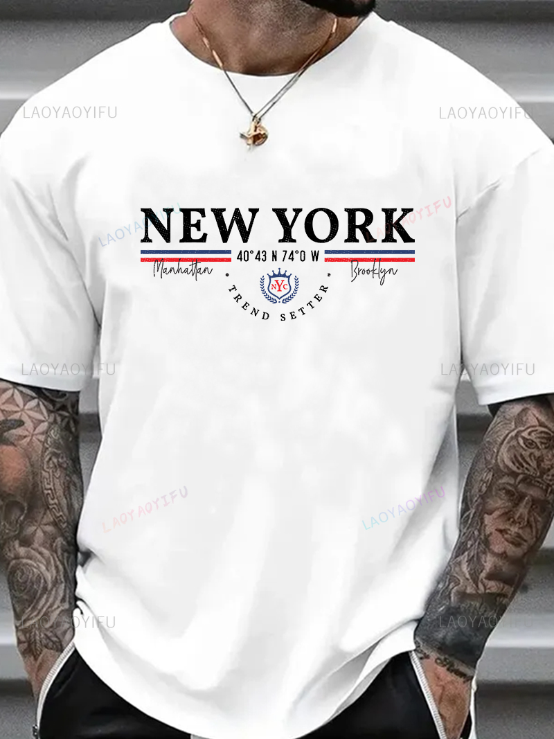 Koszulka z grafiką New York Le – Men'S Fashion New York recenzja i cena