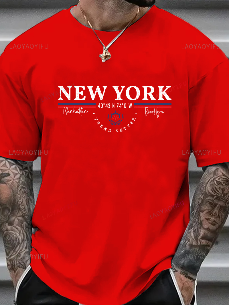 Koszulka z grafiką New York Le – Men'S Fashion New York recenzja i cena