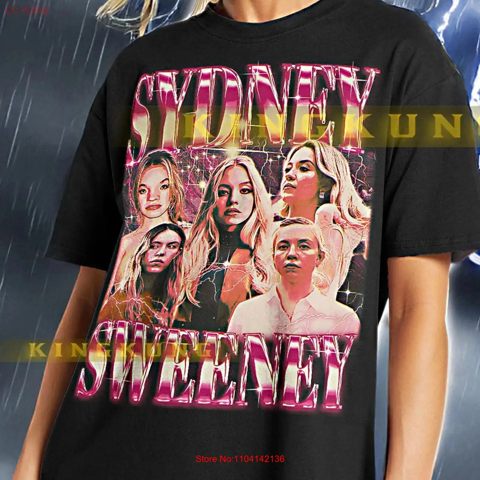 Koszulka SYDNEY SWEENEY Vintag – Men'S Fashion Sydney recenzja i cena