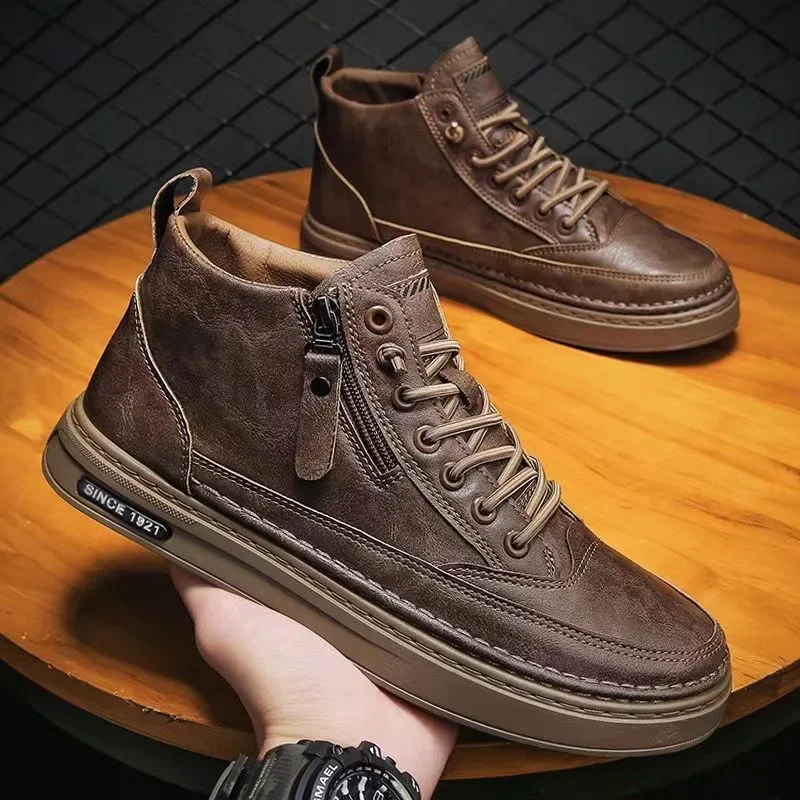 Buty męskie Moda Wysokie tramp – Mens Fashion Trainers recenzja i cena