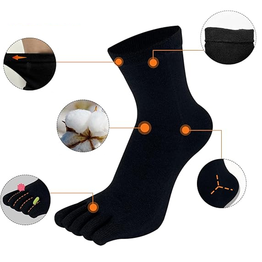 1/5/12 par unisexowych bawełni – Socks Ankle Men recenzja i cena