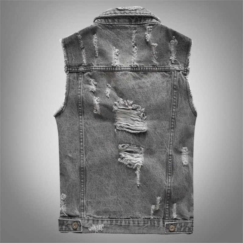 Nowe modne męskie retro szare  – Men'S Fashion Grey Jeans recenzja i cena