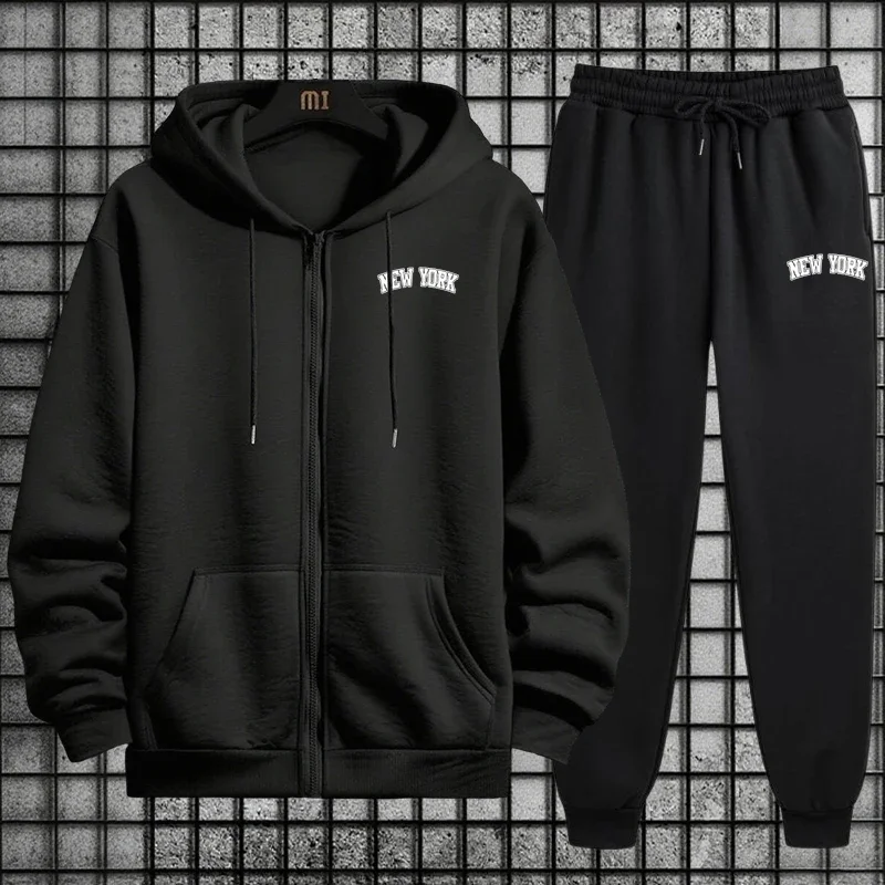 Męski dres wysokiej jakości, w – Mens Fashion Zip Up Hoodies recenzja i cena